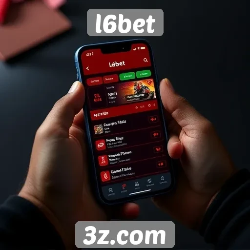 Interface do usuário do l6bet em dispositivos móveis